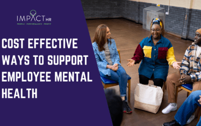 Cost Effective Ways to Support Employee Mental Health